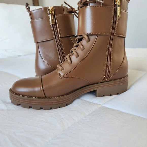 Michael Kors Brown Ankle Boots - Picture 3 of 8